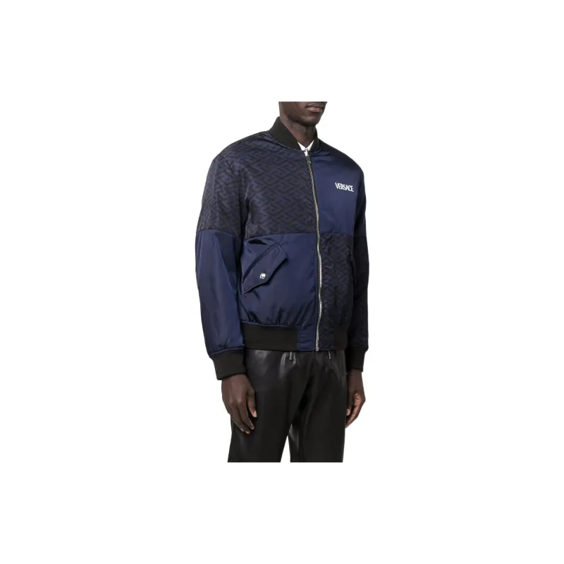 VERSACE Jackets Men Blue-4
