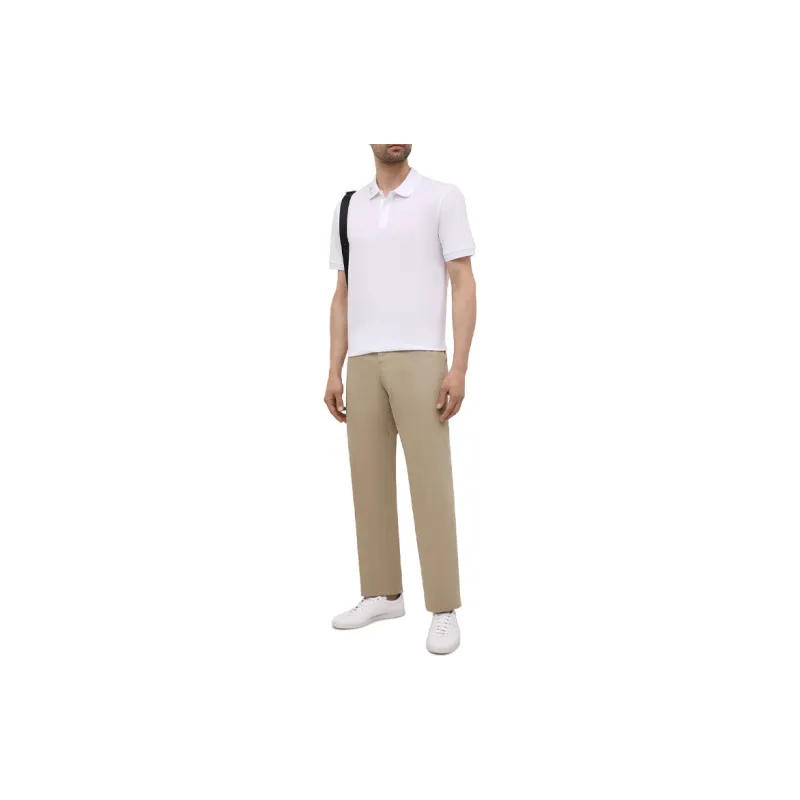 HUGO BOSS Short Sleeved Polo Shirt Men's White-3