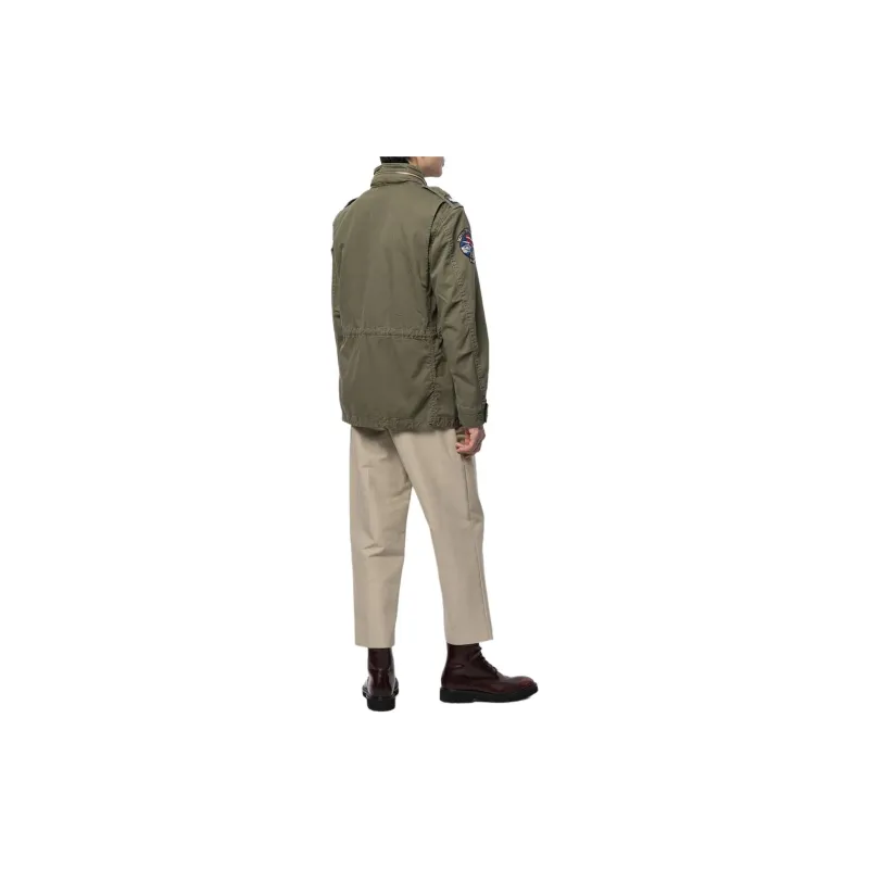 Polo Ralph Lauren Herringbone Patch Detailed Field Jacket-3