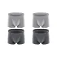 4 Pack (Dark Gray 2+Light Gray 2)