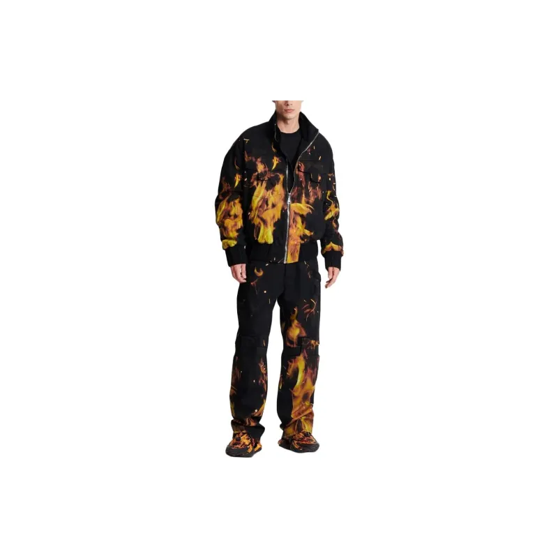 BALMAIN Denim Jackets Men Black-1