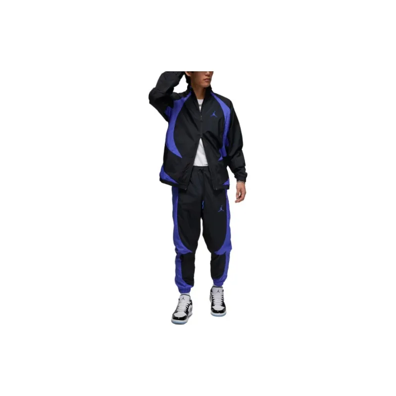 Jordan Knitted Sweatpants Unisex Blue Black-1