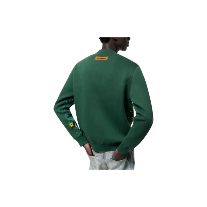 LOUIS VUITTON SS24 Sweatshirt Men's Green-4