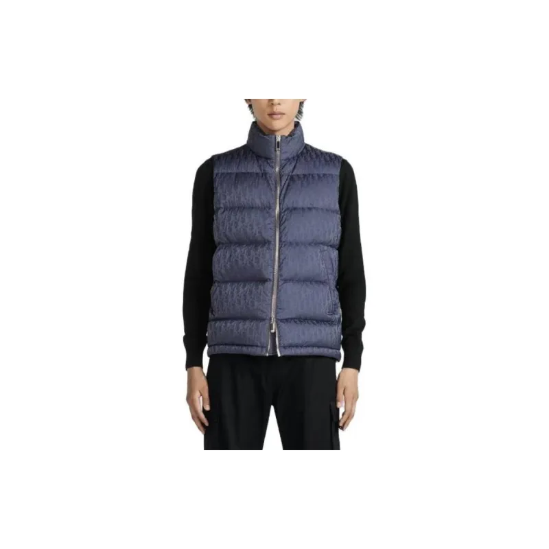 DIOR Vests Men Gray Blue-2