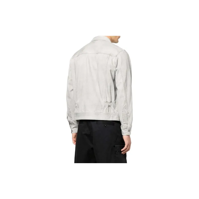 DIESEL Denim Jackets Men Gray-2