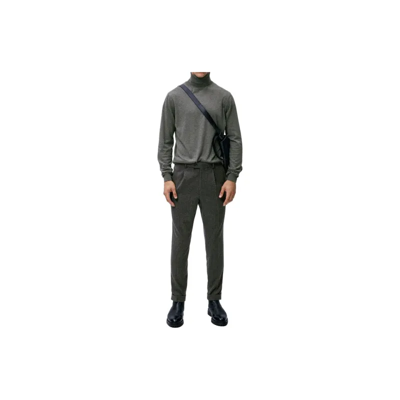 Massimo Dutti Knitwear Men Gray-2