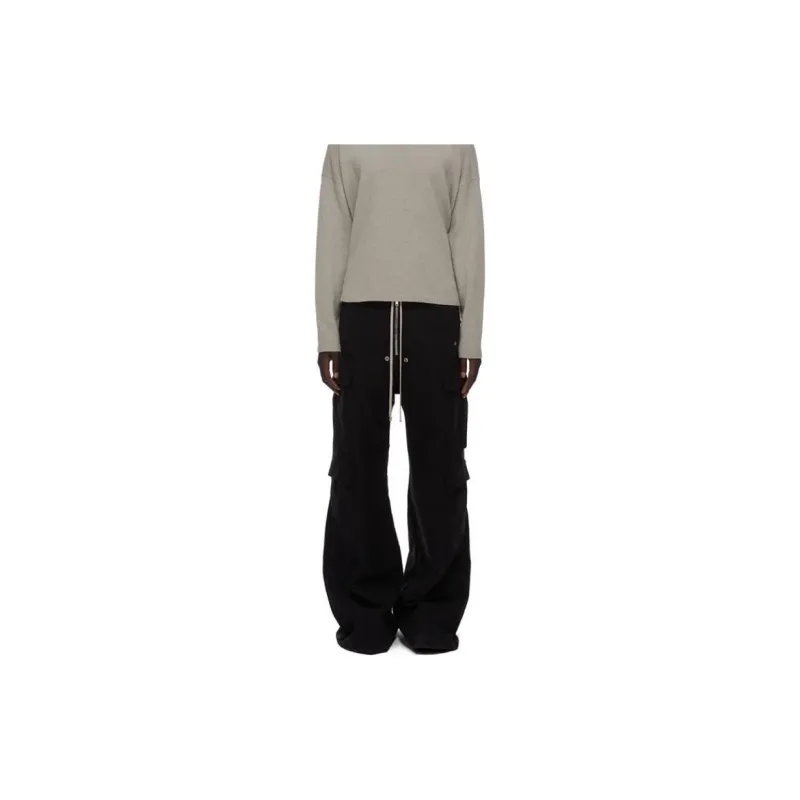 Rick Owens DRKSHDW Cargobelas Drawstring waist Trousers-1