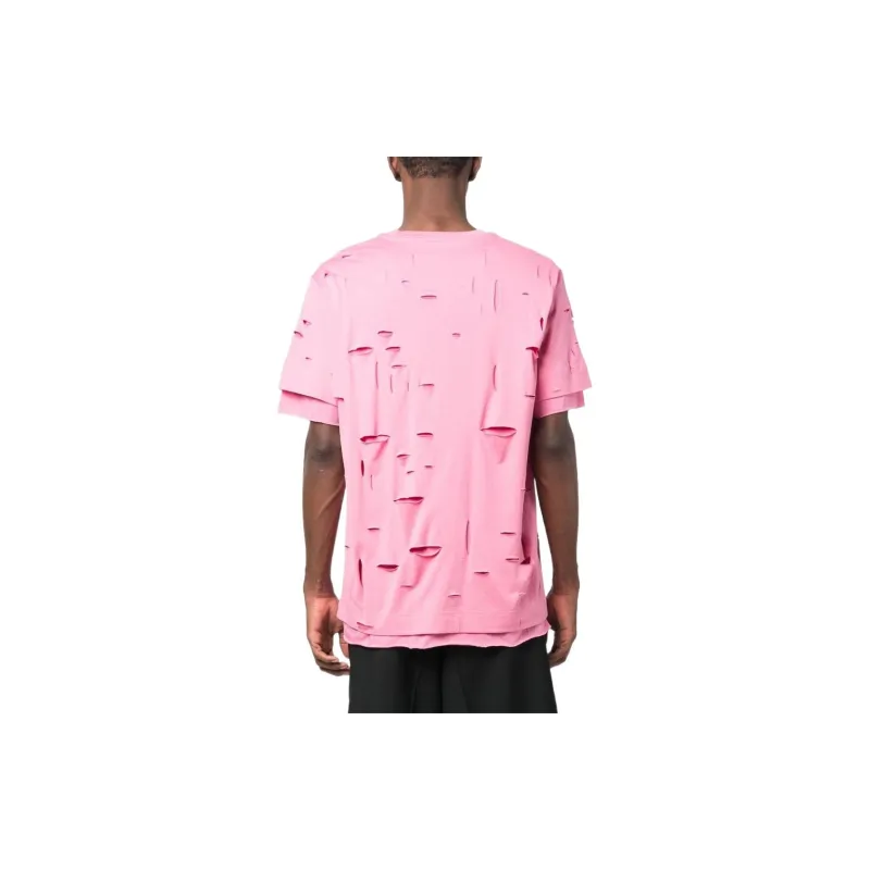 Givenchy 2 Layers Classic Fit Hole T Shirt-2