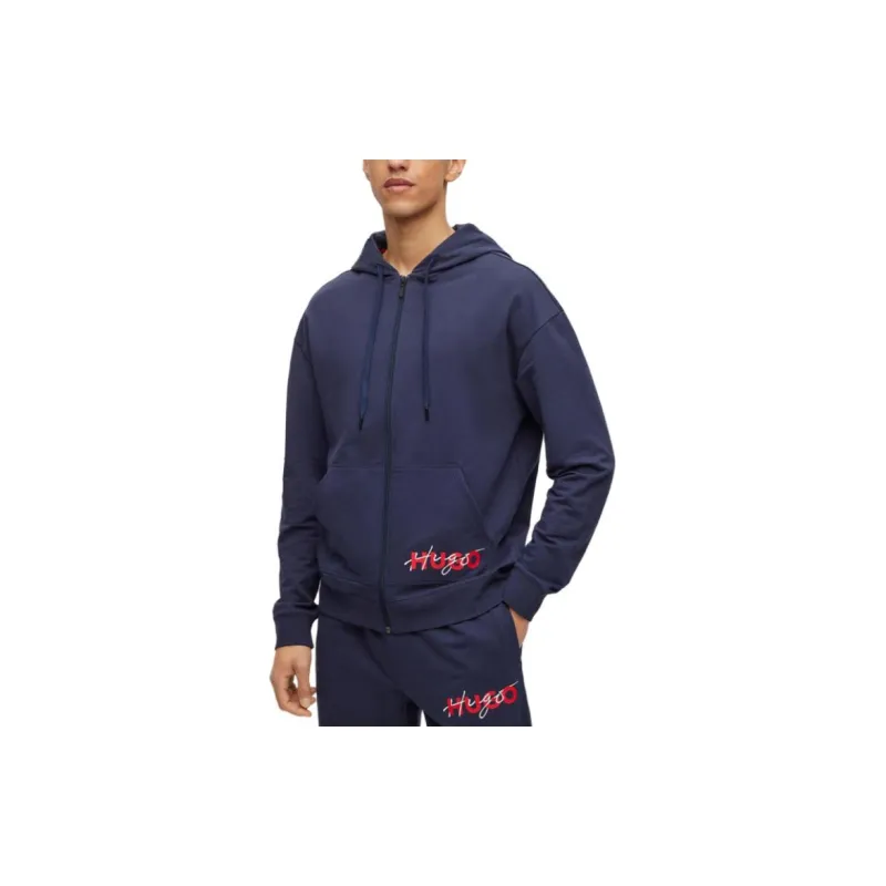HUGO BOSS FW23 Hooded Fitted Cardigan Long Sleeved Sweatshirt Men's-6