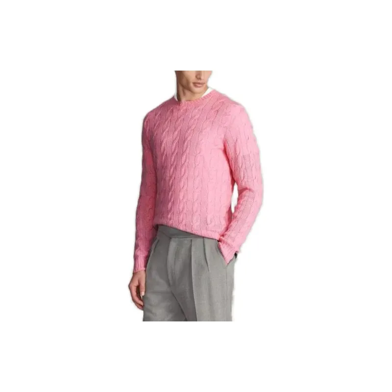 Ralph Lauren Purple Label Cable knit Cashmere Sweater-3
