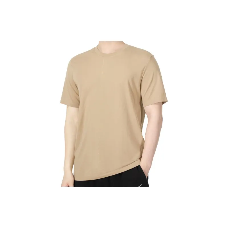 Nike T Shirts Men Khaki-2