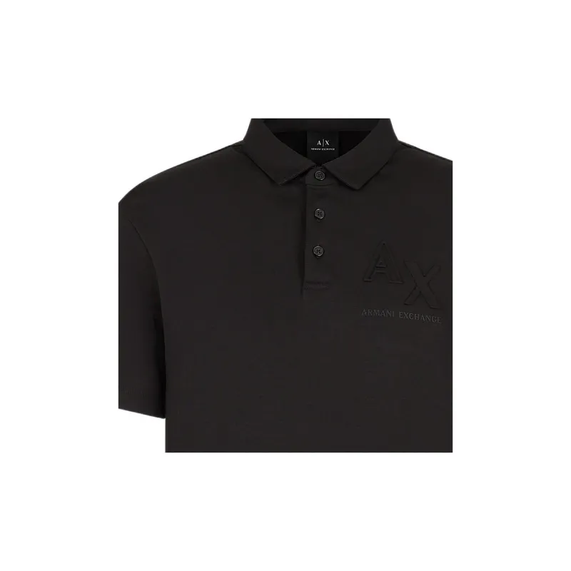 ARMANI EXCHANGE Polo Shirts Men Black-4