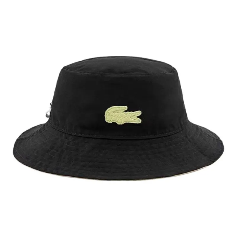 LACOSTE Polyester Bucket Hats Unisex Khaki-2