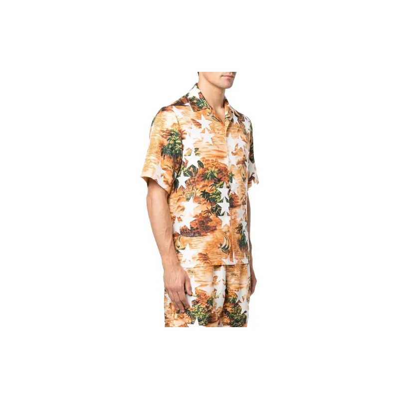 AMIRI Tropical Star Camp Shirt-3