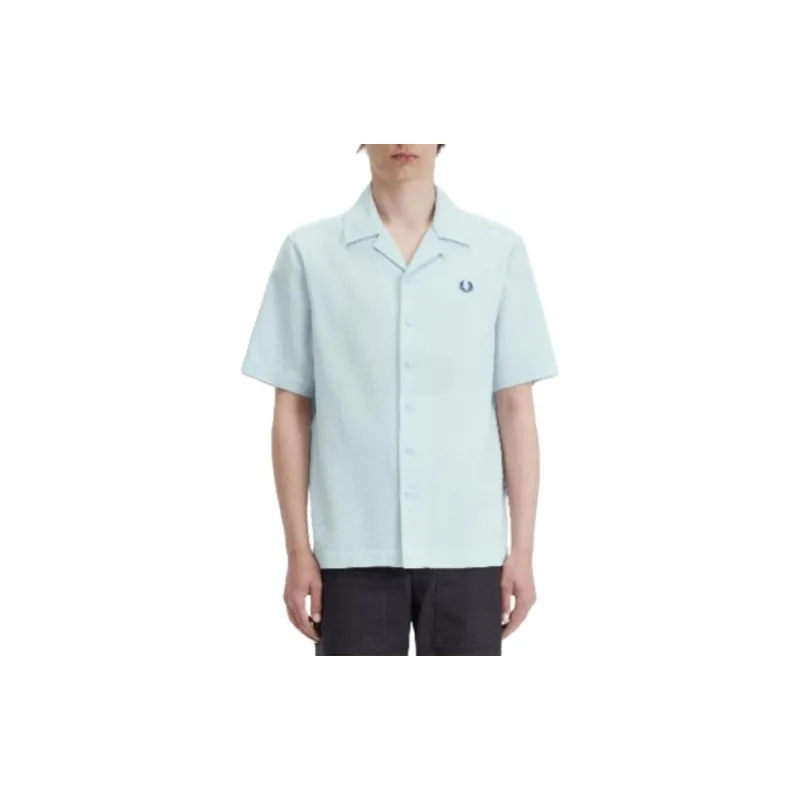 FRED PERRY Piqué Revere collar Shirt-2