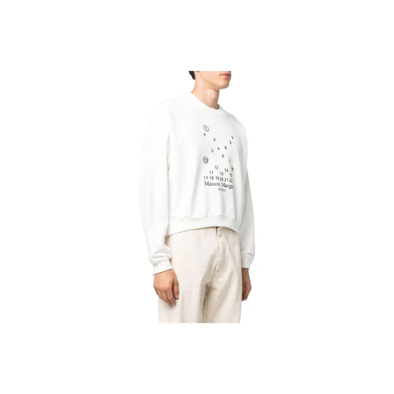 Maison Margiela Logo Printed Crewneck Sweatshirt-3