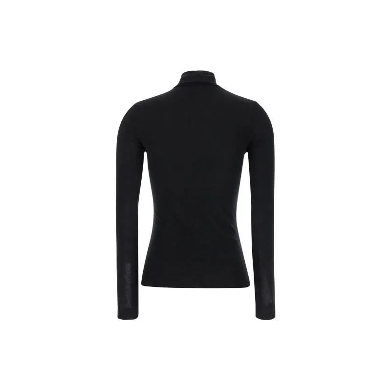 AGOLDE Pascale Roll Neck Long Sleeved T-Shirt-1
