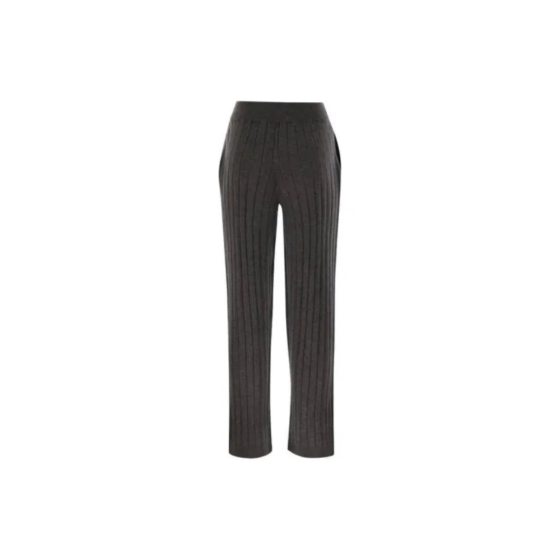 Brunello Cucinelli Elasticated Waistband Knitted Trousers-1