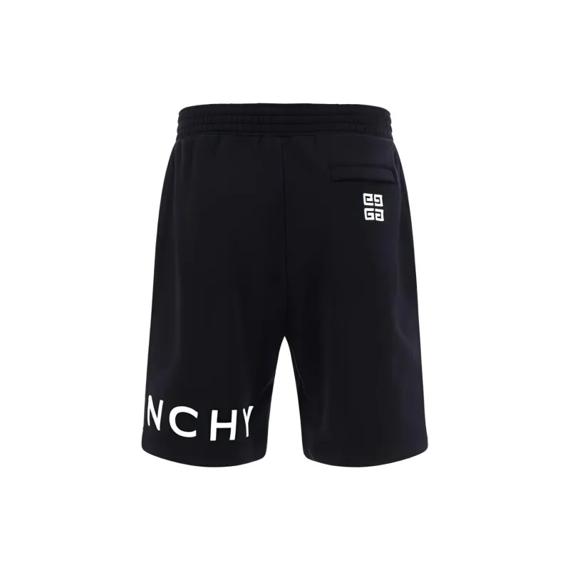 Givenchy Boxy Fit Short With Branding Embroidery-1
