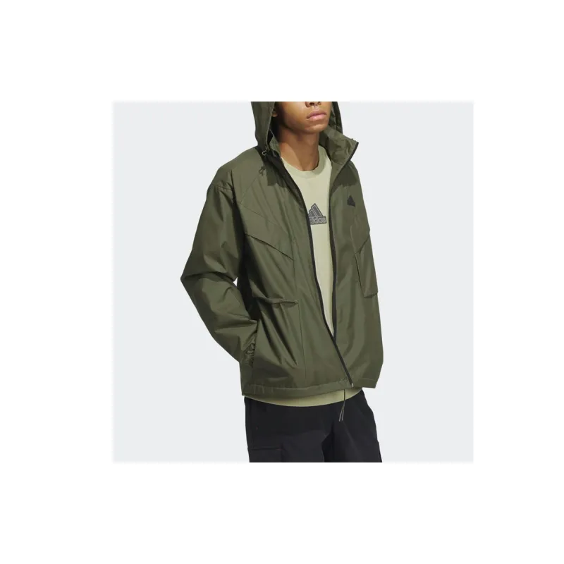 Adidas Urban Outdoor Jackets Men Strata Olive Green-4