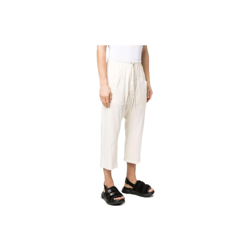 Rick Owens DRKSHDW Knitted Sweatpants Men White-3