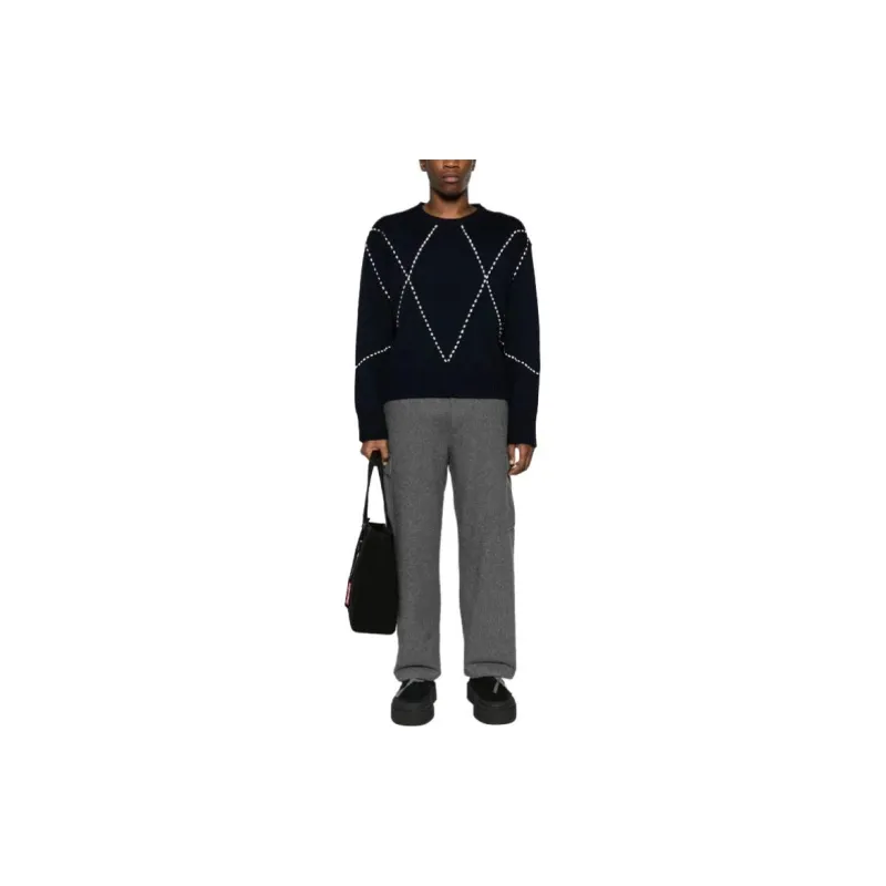 KENZO Sashiko Stitch Crew neck Jumper-1