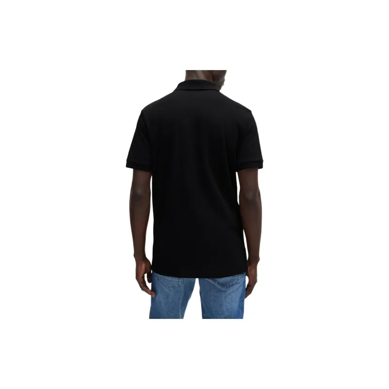 HUGO BOSS Logo Patch Short Sleeved Polo Shirt-3