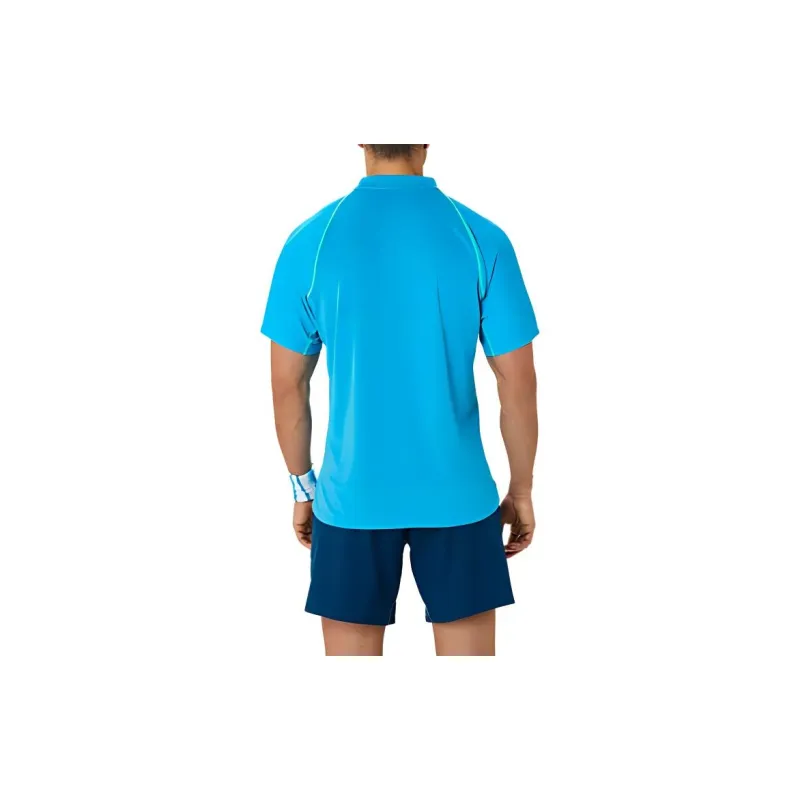 Asics Polo Shirts Men Blue-1