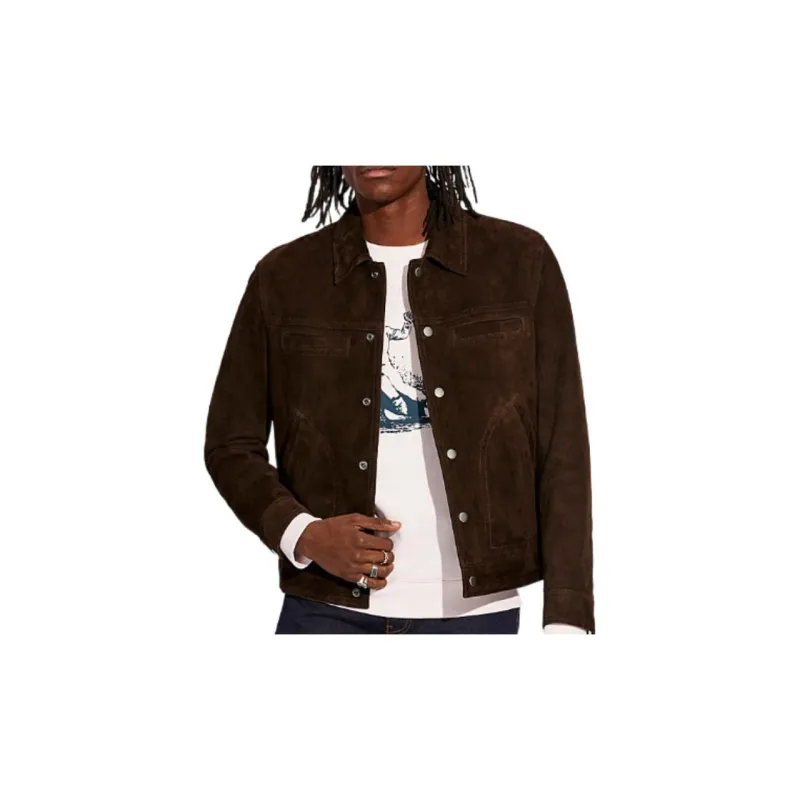 COACH Jackets Men Umber-1
