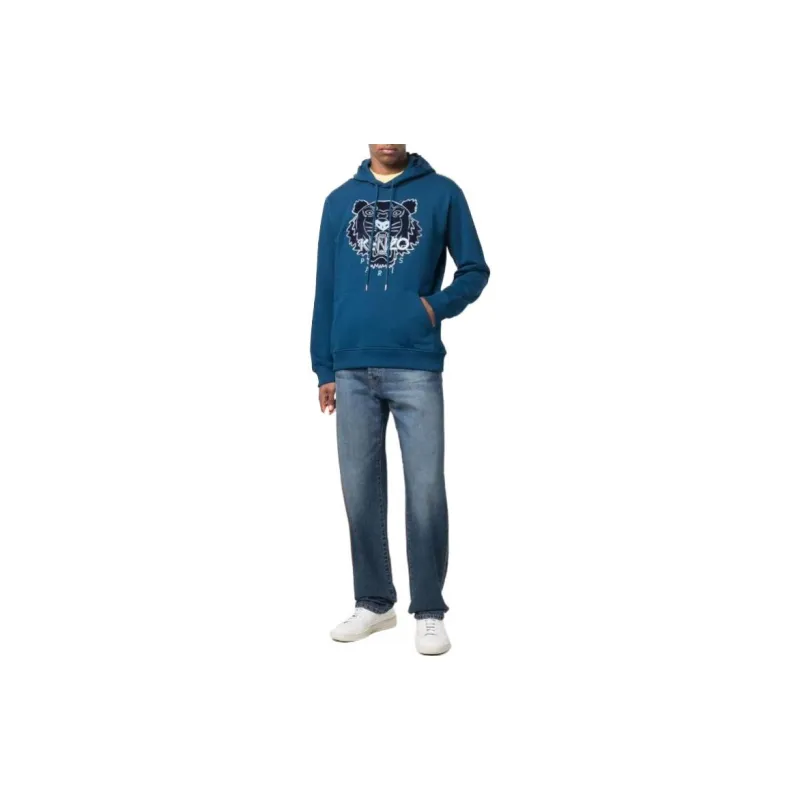 KENZO Sweatshirts Men Navy Blue-1