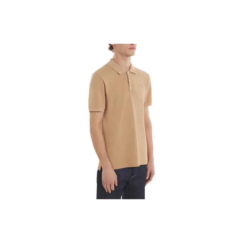 Maison Kitsune Polo Shirts Unisex Yellow-2