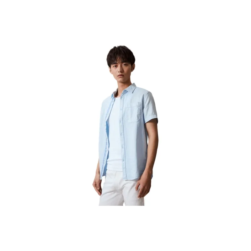 CALVIN KLEIN Shirt Men's Light Blue-2