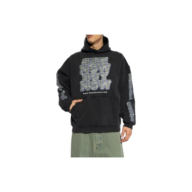 Balenciaga Large Fit Hoodie-1