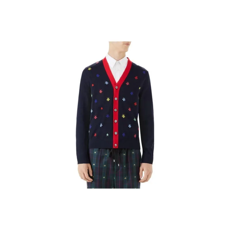 GUCCI Sweaters Men Blue-3