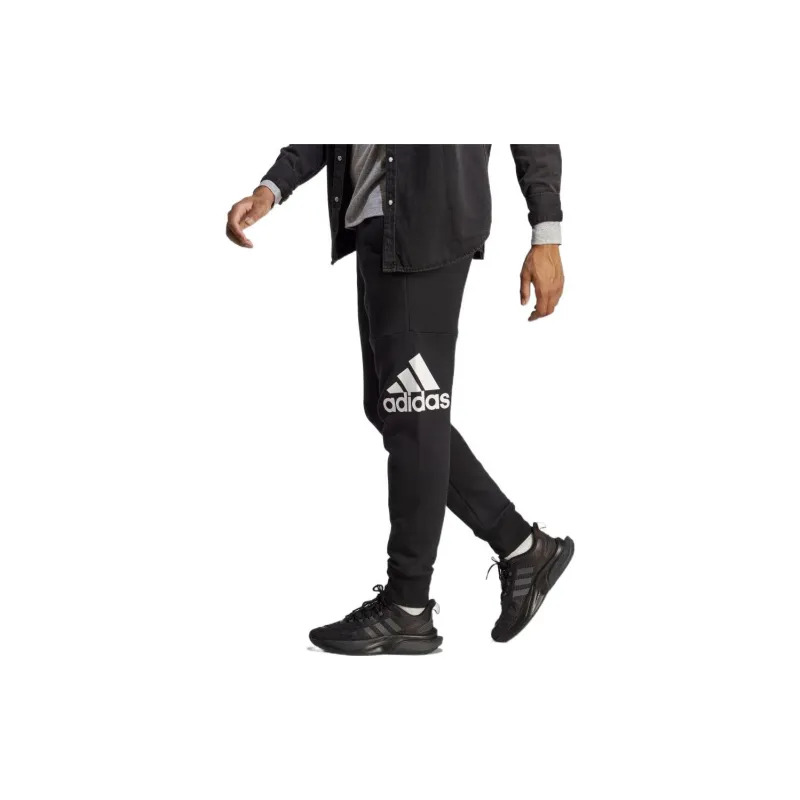 Adidas Essentials French Terry Tapered Cuff Logo Pants-3