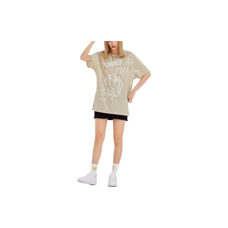 LiNing x Disney T Shirt Unisex Khaki-3