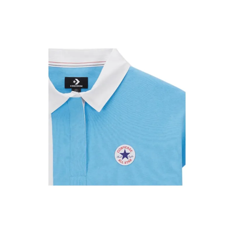 Converse Polo Shirts Women's Blue-6