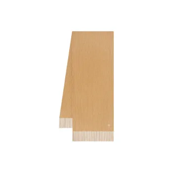 DIOR Cashmere Knit Scarves Women's Camel Brown