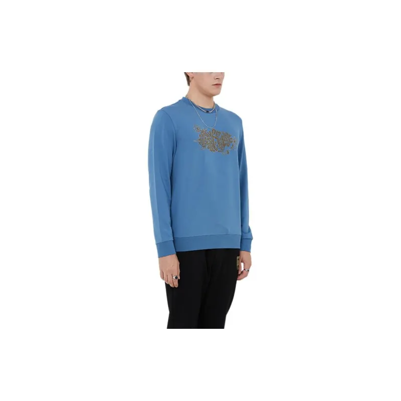 DAVID NAMAN Sweatshirts Men Lake Blue-4