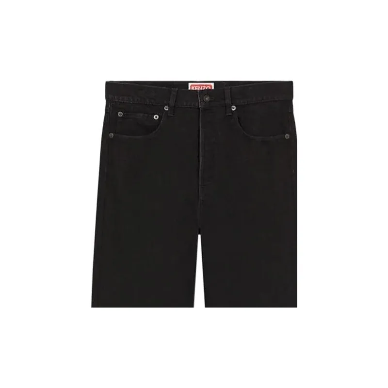 KENZO Logo patch Denim Jeans-5