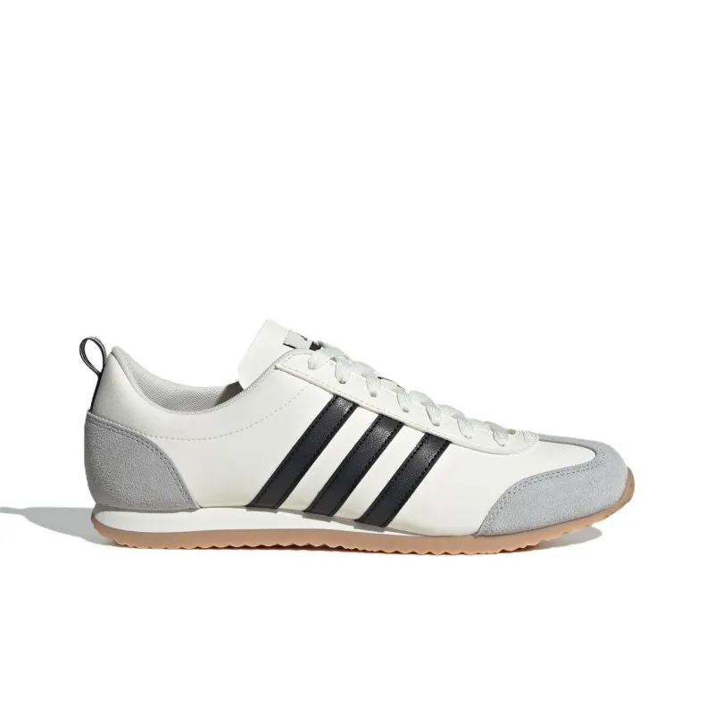 Adidas VS JOG 2.0 Anti Slip Wear Resistant Low Top Casual Shoes Unisex White Gray Black-1