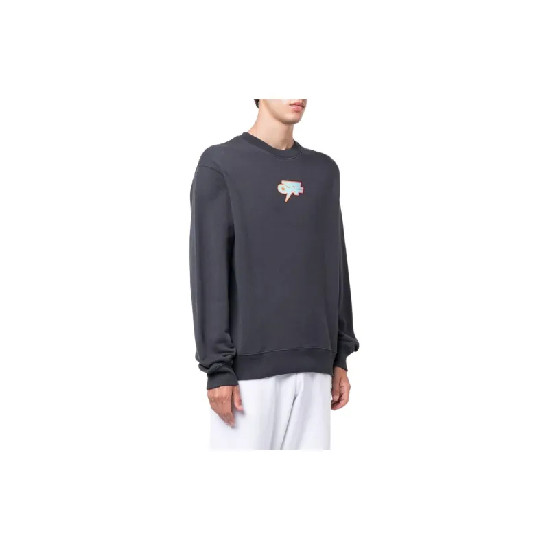 OFF WHITE Thund Skate print Sweatshirt-3