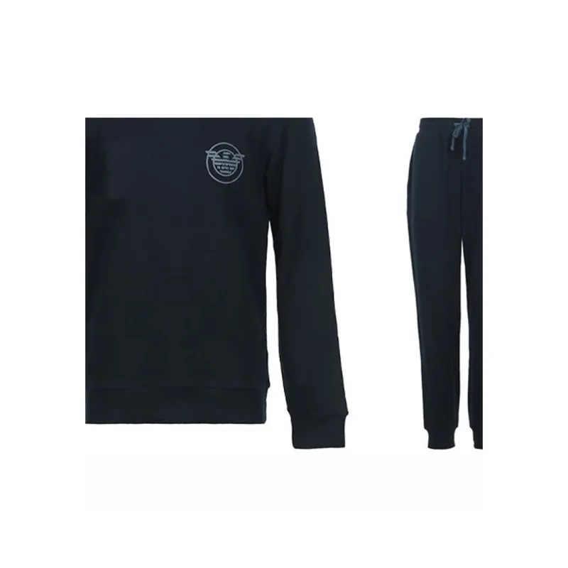 EMPORIO ARMANI FW22 Sweatshirt Set Men's Dark Blue-4