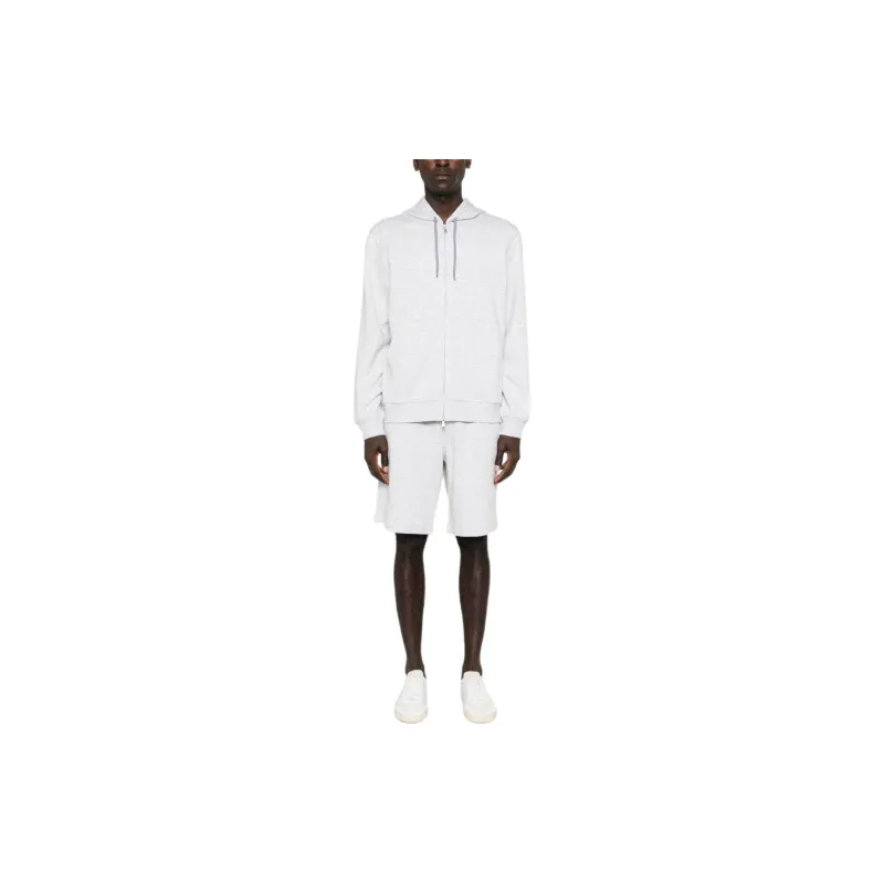 Brunello Cucinelli Mélange Track Shorts-1