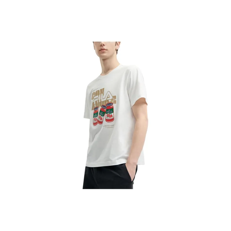 FILA ORIGINALE T Shirt Men's Cloud White-3