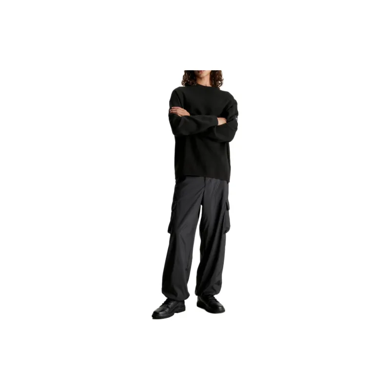 CALVIN KLEIN Cargo Pants Europe Version Men's Black-1