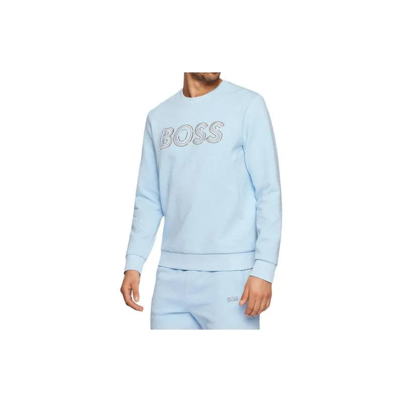 HUGO BOSS Sweatshirt Men's Light Blue-3