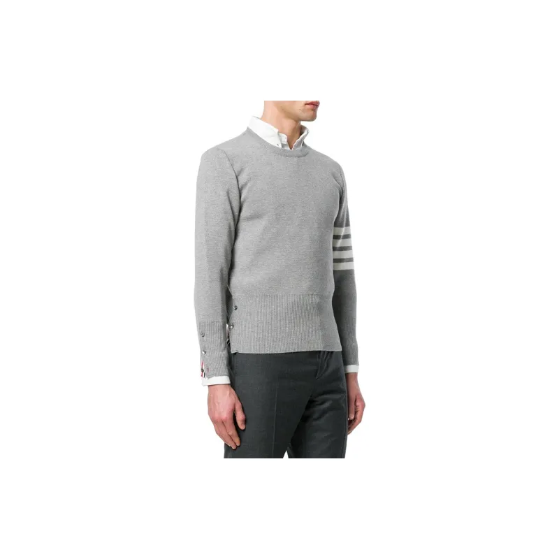 THOM BROWNE 4 Bar Milano Stitch Pullover-3