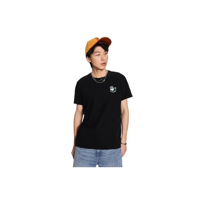 Lee T Shirts Men Black-3