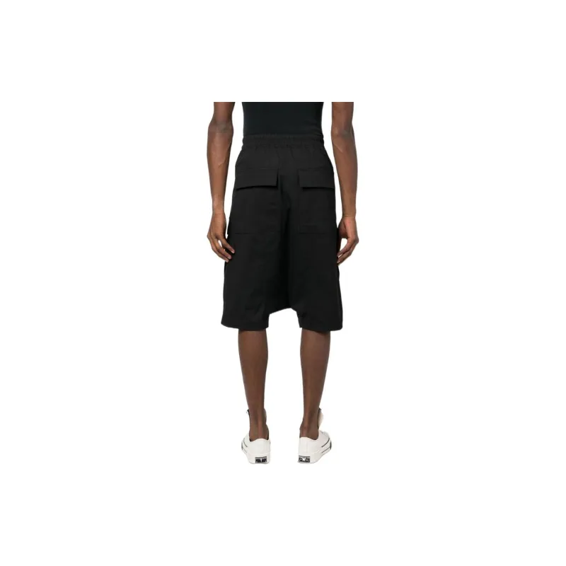 RICK OWENS Casual Shorts Men Black-2